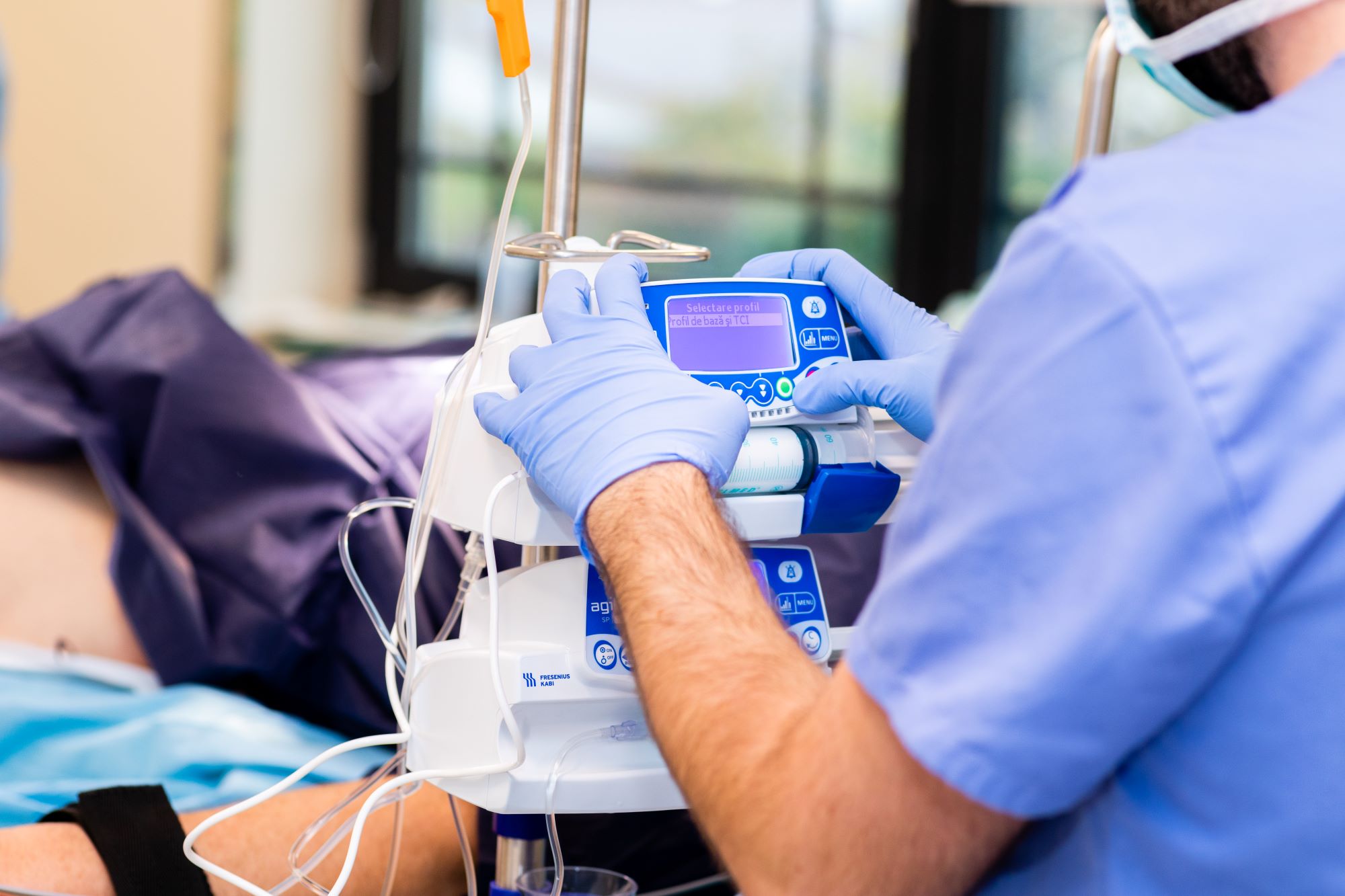 Aparatura de monitorizare si anestezie asistata la dentist. Clinica dentara dr. Baldea Timisoara.
